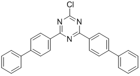 2,4-Bis(1,1'-biphenyl-4-yl)-6-chloro-1,3,5-triazine CAS:182918-13-4